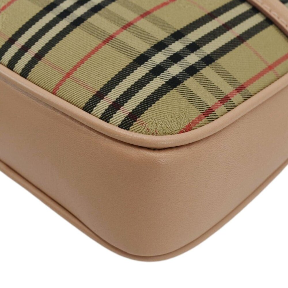 Burberry  1983 Knight Check Link Leather Crossbody Belt Bag Pink - Picture 7 of 12